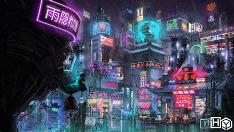 hidden rain village wallpaper.